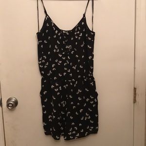 Butterfly pattern romper